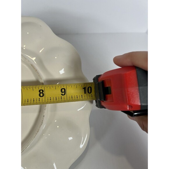 Egg Platter With 2 Baby Chics, Butterfly & Tulips.‎ Vintage 10” Diameter - Picture 11 of 16